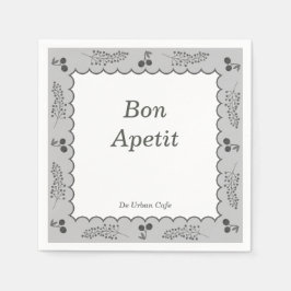 Cotattecore Aesthetic Café Corporate Personalize Serviette