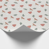 Cotattecore Dekoration Mushroom-Muster Geschenk Geschenkpapier (Ecke)