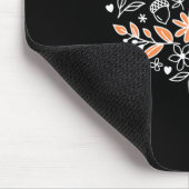 Cotattecore Herbst Herbst Leaves Herz Gestaltungsf Mousepad (Ecke)