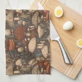 Cotattecore Mushroom Küchenhandtücher Geschirrtuch (Viertel Falte)