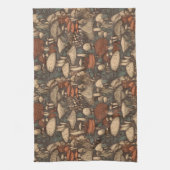 Cotattecore Mushroom Küchenhandtücher Geschirrtuch (Vertikal)