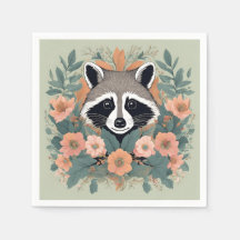 Cotattecore Raccoon Throw Kissen
