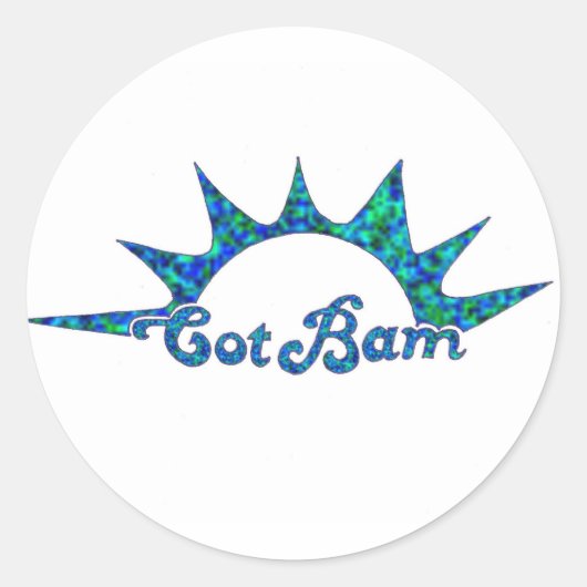 CotBamOriginallulu Runder Aufkleber (Vorderseite)