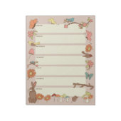 CotCore Wöchentlicher Planer Notizblock (Rotiert)