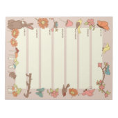 CotCore Wöchentlicher Planer Notizblock (Vorderseite)