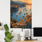 Côte d’Azur, Frankreich Poster (Heimbüro)