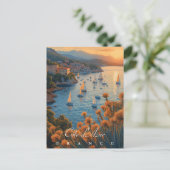 Côte d’Azur, Frankreich Postkarte (Stehend Vorderseite)