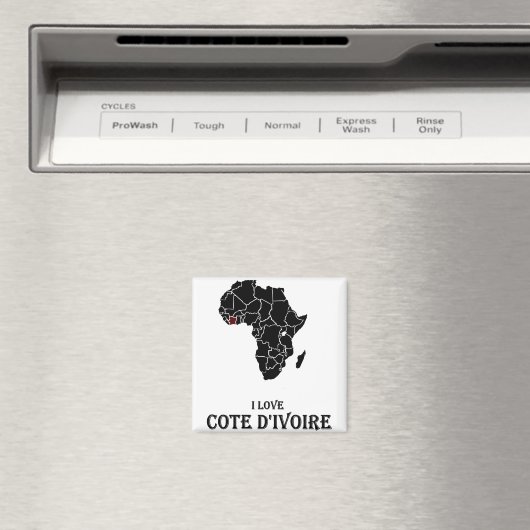 Cote D`ivoire Magnet (In Situ (Geschirrspüler))