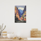 Côte d'Azur Art France Travel Poster French Rivier (Küche)