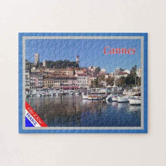 Côte d'Azur - Cannes - Côte d'Azur - Puzzle (Horizontal)