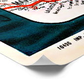 Cote D'Azur, Côte d'Azur, Schifffahrt, Frankreich Poster (Ecke)