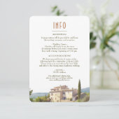 Cote d'Azur France Zielort INFO Angaben einfügen Einladung (Stehend Vorderseite)