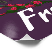 Côte d'Azur Motorboat Poster Vintag (Ecke)