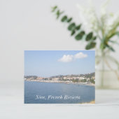 Côte d'Azur, Nizza, Côte d'Azur Postkarte (Stehend Vorderseite)