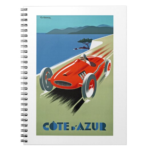 Côte d'Azur Notizblock (Vorderseite)