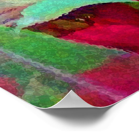 Côte d'Azur Poster (Ecke)