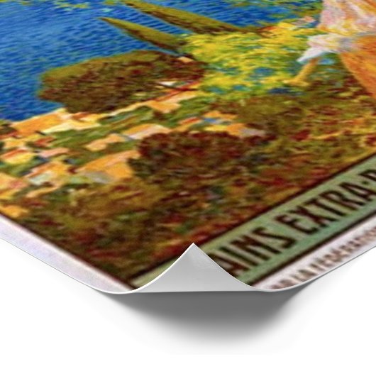 Cote d'Azur Poster (Ecke)