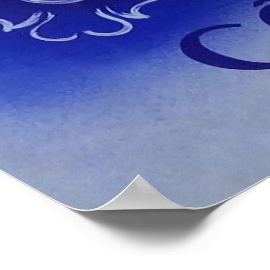 Côte d'Azur Poster (Ecke)