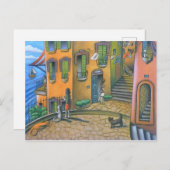 Cote D'azur Postkarte (Vorne/Hinten)