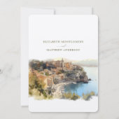 Cote d'Azur Provence Alpes Save the Date Card Einladung (Rückseite)