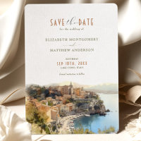 Cote d'Azur Provence Alpes Save the Date Card