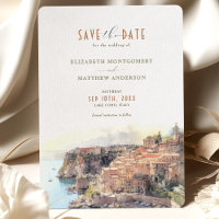 Cote d'Azur Provence Alpes Save the Date Card