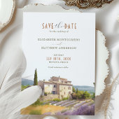 Cote d'Azur Provence Weinberg Save the Date Karte
