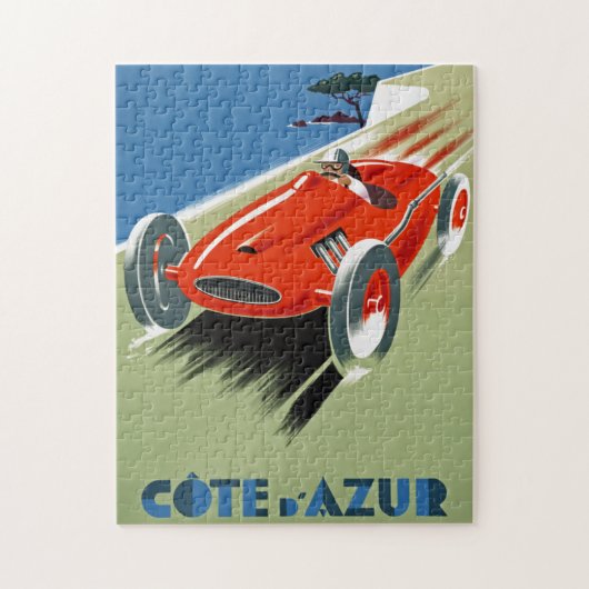 Côte d'Azur Puzzle (Vertikal)
