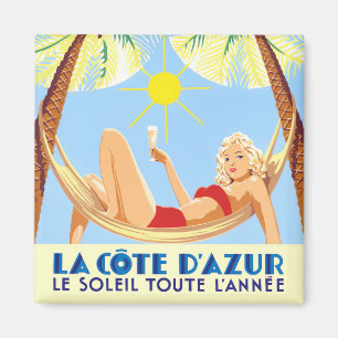 Cote D'Azur Reisezeit Magnet