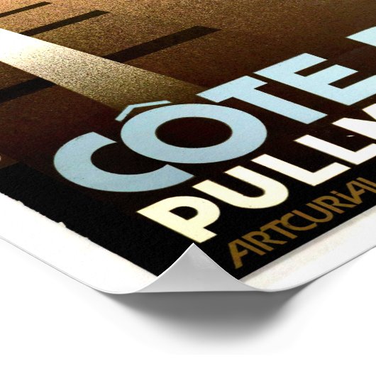 Cote D'Azur Reisezeit Poster (Ecke)