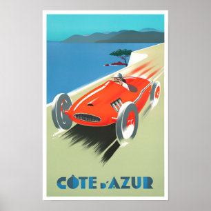 Cote D'Azur Reisezeit Poster