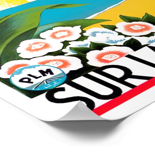 Cote D'Azur Reisezeit Poster (Ecke)