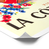 Cote D'Azur Reisezeit Poster (Ecke)