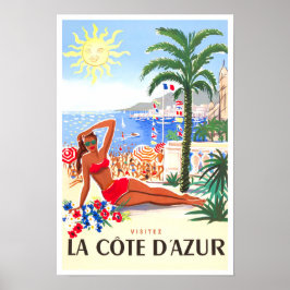 Cote D'Azur Reisezeit Poster