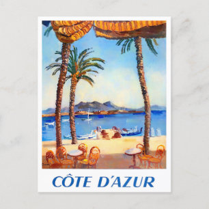 Cote D'Azur Reisezeit Postkarte