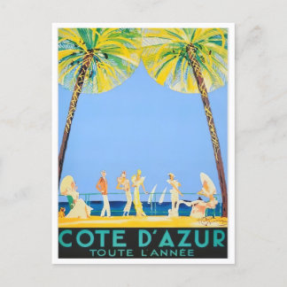Cote D'Azur Reisezeit Postkarte