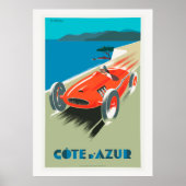 Côte d'Azur Travel Poster (Vorne)