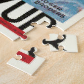 Côte d'Azur Vintage Reiseplaner Puzzle (Seite)