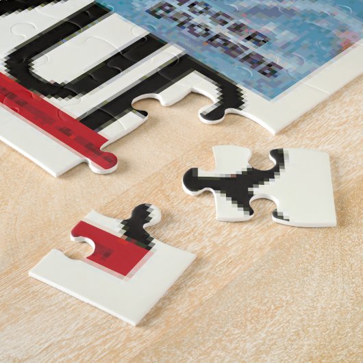 Côte d'Azur Vintage Reiseplaner Puzzle (Seite)