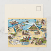 Cote D'Emeraude Frankreich Postkarte (Vorne/Hinten)