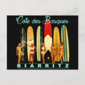 Côte des Basques Biarritz Postkarte (Vorderseite)