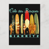 Côte des Basques Biarritz Postkarte (Vorderseite)