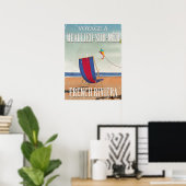 Cote des Basques France - Reiseplakat Poster (Heimbüro)