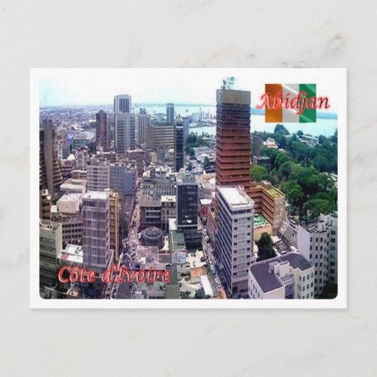 Côte d'Ivoire - Abidjan - Postkarte (Vorderseite)