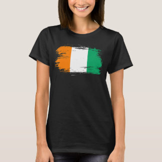 Côte d'Ivoire Ausstattung Côte d'Ivoire Flagge Côt T-Shirt