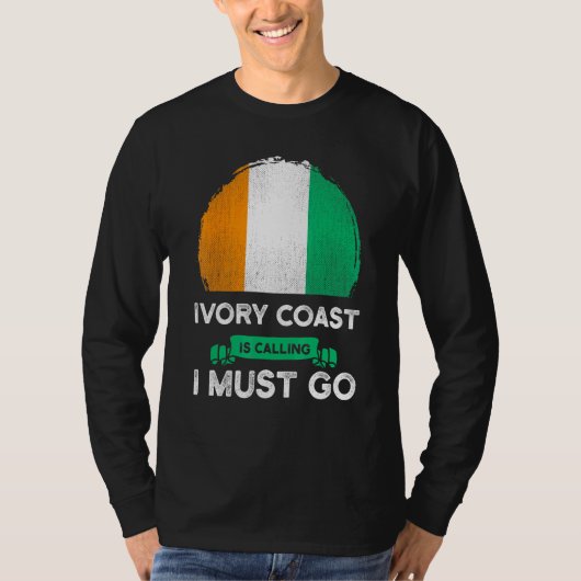 Côte d'Ivoire fordert, dass ich zum ivorischen Erb T-Shirt (Vorderseite)