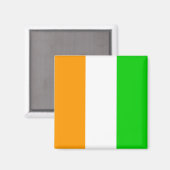 Cote Divoire Hochwertige Flagge Magnet (Vorderseite/Rückseite)