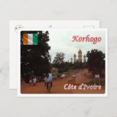 Côte d'Ivoire - Korhogo - Postkarte (Vorne/Hinten)