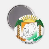 Côte d'Ivoire Magnet (Vorderseite/Rückseite)