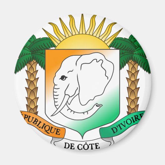 Côte d'Ivoire Magnet (Vorne)